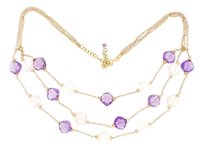 Halskette Sommer Dame Collier in Rosègold Quarzo 10010198 - 10010198